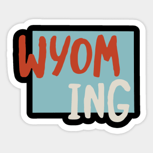 State of Wyoming Sticker